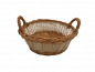 Preview: Baguettekorb Brotkorb Brötchenkorb Obstkorb rund mit Griffen aus 3 Größen wählen