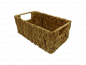 Preview: Regalkorb Schrankkorb Korb Wasserhyazinthe 4 versch. Größen rechteckig hoch geflochten