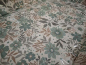 Preview: Tablett Weidentablett 2 Griffe oval klein floral grün