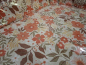 Preview: Tablett Weidentablett 2 Griffe oval klein floral orange