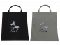 Preview: Unna Souvenir Baumwolltasche kurze Henkel Esel Design