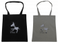 Preview: Unna Souvenir Baumwolltasche lange Henkel Esel Design