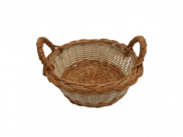 Baguettekorb Brotkorb Brötchenkorb Obstkorb rund mit Griffen aus 3 Größen wählen