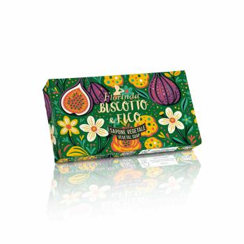 Florinda Cremige Seife - Biscotto e Fico / Keks und Feige 100g