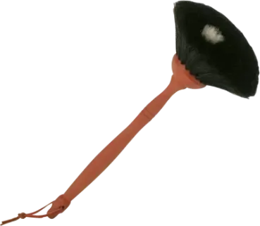 Staubwedel mit Ziegenhaar schwarz