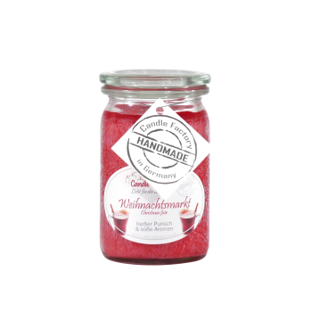 Candle Factory Duftkerze Baby Jumbo Weihnachtsmarkt
