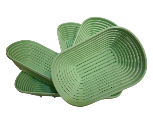 Kunststoff Brotbackform Brotbackkorb Gärform Teigkorb Gärkorb aus BRD Lang 0,5 kg - 1,5 kg