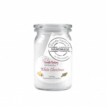 Candle Factory Duftkerze Baby Jumbo White Christmas 