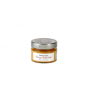 Candle Factory Duftkerze Candle to Go Orange Zedernholz