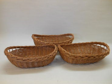 Baguettekorb Brotkorb Brötchenkorb Obstkorb oval aus 3 Größen wählen