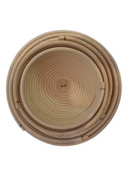 Preview: Brotbackform Brotbackkorb Gärform Teigkorb Gärkorb aus BRD Rund 0,25 kg - 2,0 kg