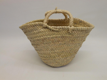 Kinder Strandtasche Palmblatttasche Kindertasche Ibiza Korb kurze Griffe aus Sisal