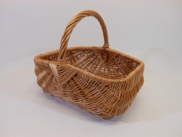 Einkaufskorb Weidenkorb gesottene Weide 18114 kleine Version