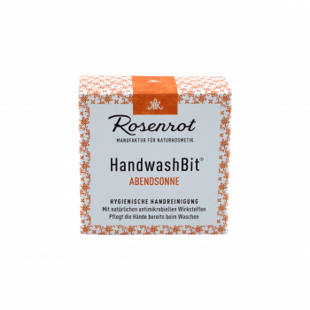 Rosenrot HandwashBit® - feste Waschlotion Abendsonne