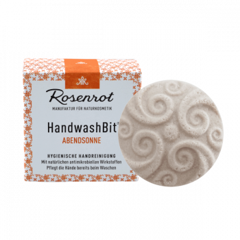 Rosenrot HandwashBit® - feste Waschlotion Abendsonne