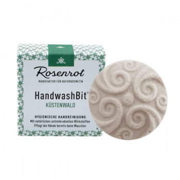 Rosenrot HandwashBit® - feste Waschlotion Küstenwald
