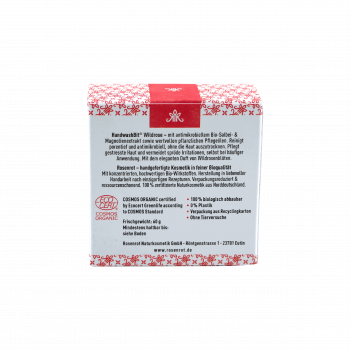 Rosenrot HandwashBit® - feste Waschlotion Wildrose