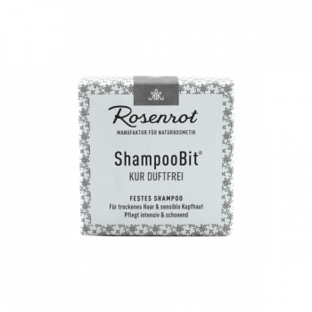 Rosenrot ShampooBit® - festes Shampoo Kur duftfrei