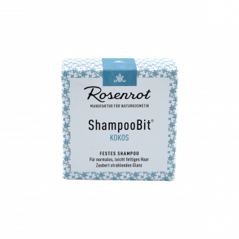 Rosenrot ShampooBit® - festes Shampoo Kokos