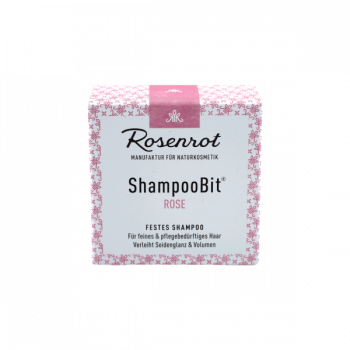 Rosenrot ShampooBit® - festes Shampoo Rose