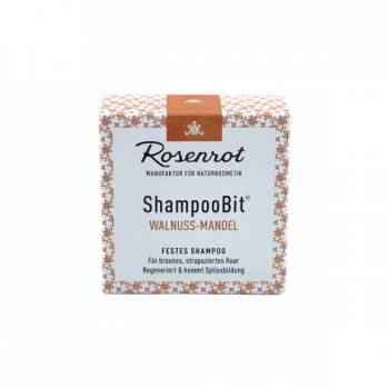 Rosenrot ShampooBit® - festes Shampoo Walnuss-Mandel