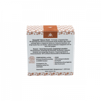 Rosenrot ShampooBit® - festes Shampoo Walnuss-Mandel