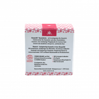 Rosenrot ShowerBit® - festes Duschgel Mandelblüte