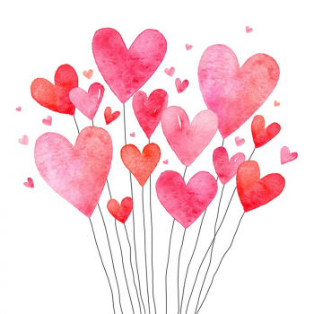 Mea Living Servietten Lovely Hearts