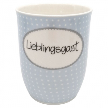 Mea Living Tasse mit Henkel 500 ml Lieblingsgast