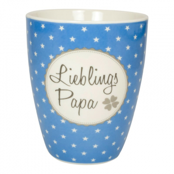 Mea Living Tasse mit Henkel 400 ml Lieblingspapa