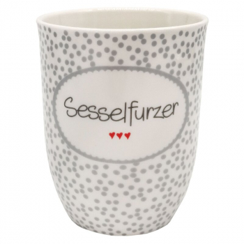 Mea Living Tasse mit Henkel 500 ml Sesselfurzer