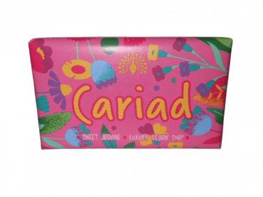 Welsh Collection Seife Jasmin mit Aufschrift Cariad "Liebe"