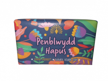 Welsh Collection Seife Zitronensorbet mit Aufschrift Penblwydd Hapus "Alles Gute zum Geburtstag"