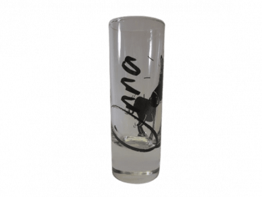 Unna Souvenir Schnapsglas klar Esel Design