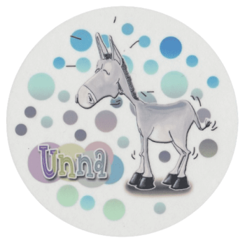 Unna Souvenir Untersetzer rund Punkte Design