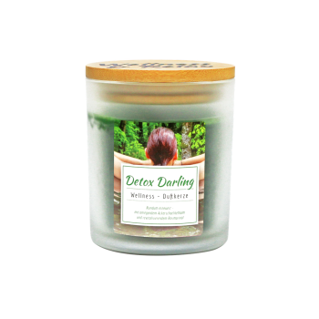 Candle Factory Wellness Duftkerze Detox Darling satiniertes Glas
