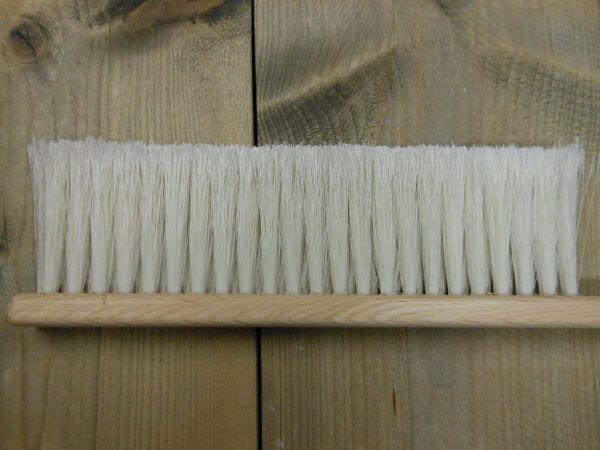 Auto Schneebesen Holz Schneefeger Handfeger Schnee Bürste ca. 45cm lang