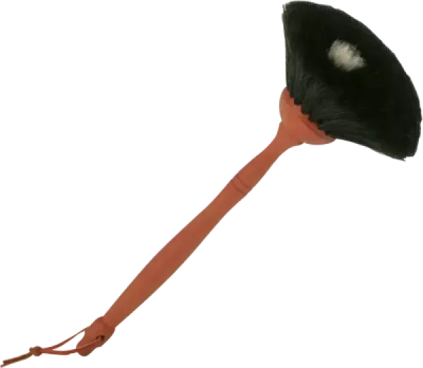Staubwedel mit Ziegenhaar schwarz