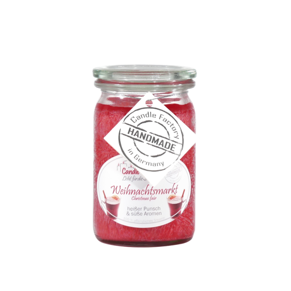 Candle Factory Duftkerze Baby Jumbo Weihnachtsmarkt