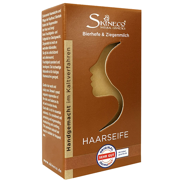 Skineco HAARSEIFE mit Bierhefe & Ziegenmilch