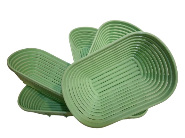 Kunststoff Brotbackform Brotbackkorb Gärform Teigkorb Gärkorb aus BRD Lang 0,5 kg - 1,5 kg