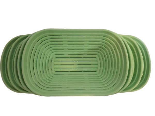 Kunststoff Brotbackform Brotbackkorb Gärform Teigkorb Gärkorb aus BRD Lang 0,5 kg - 1,5 kg