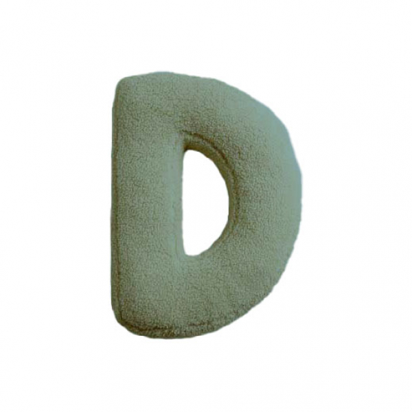 MEA-Lini Buchstabenkissen "D" grün