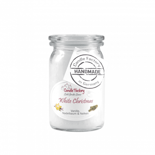Candle Factory Duftkerze Baby Jumbo White Christmas 