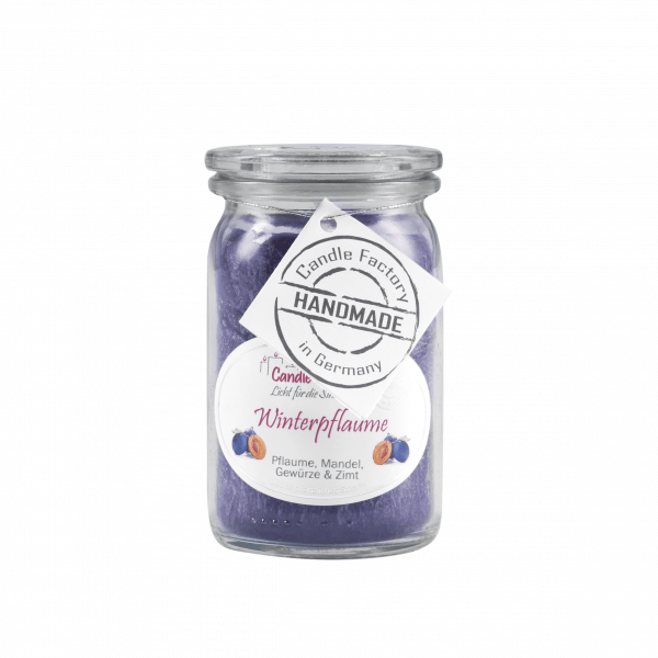 Candle Factory Duftkerze Baby Jumbo Winterpflaume