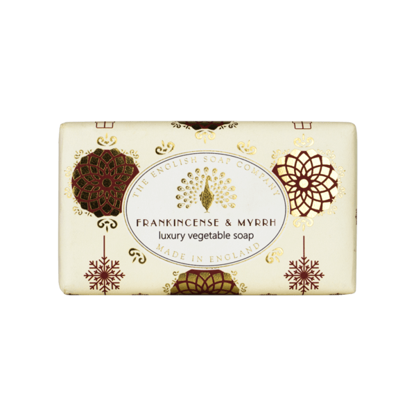 Englische Weihrauch- und Myrrhe Weihnachtsseife