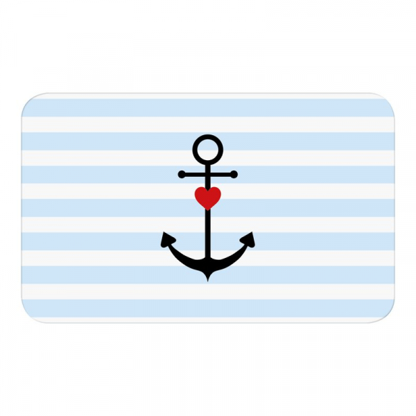 Mea Living Brettchen Anker blau