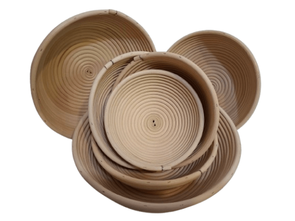 Brotbackform Brotbackkorb Gärform Teigkorb Gärkorb aus BRD Rund 0,25 kg - 2,0 kg