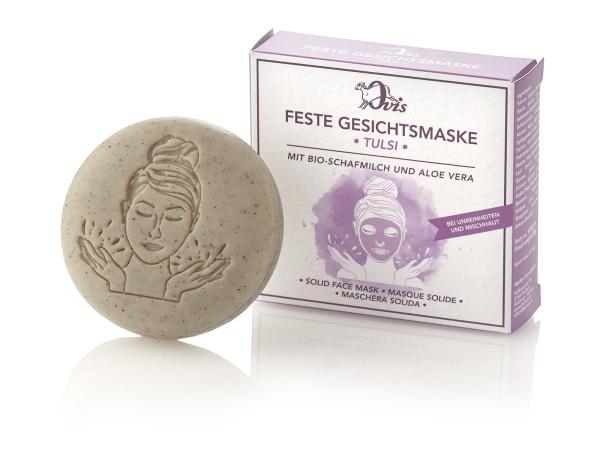 Ovis feste Gesichtsmaske Tulsi mit Schafmilch