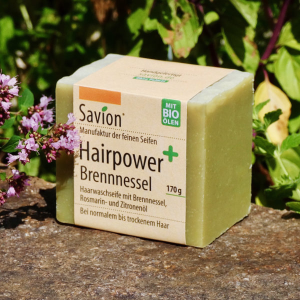 Savion Haarwaschseife Brennnessel Hairpower plus